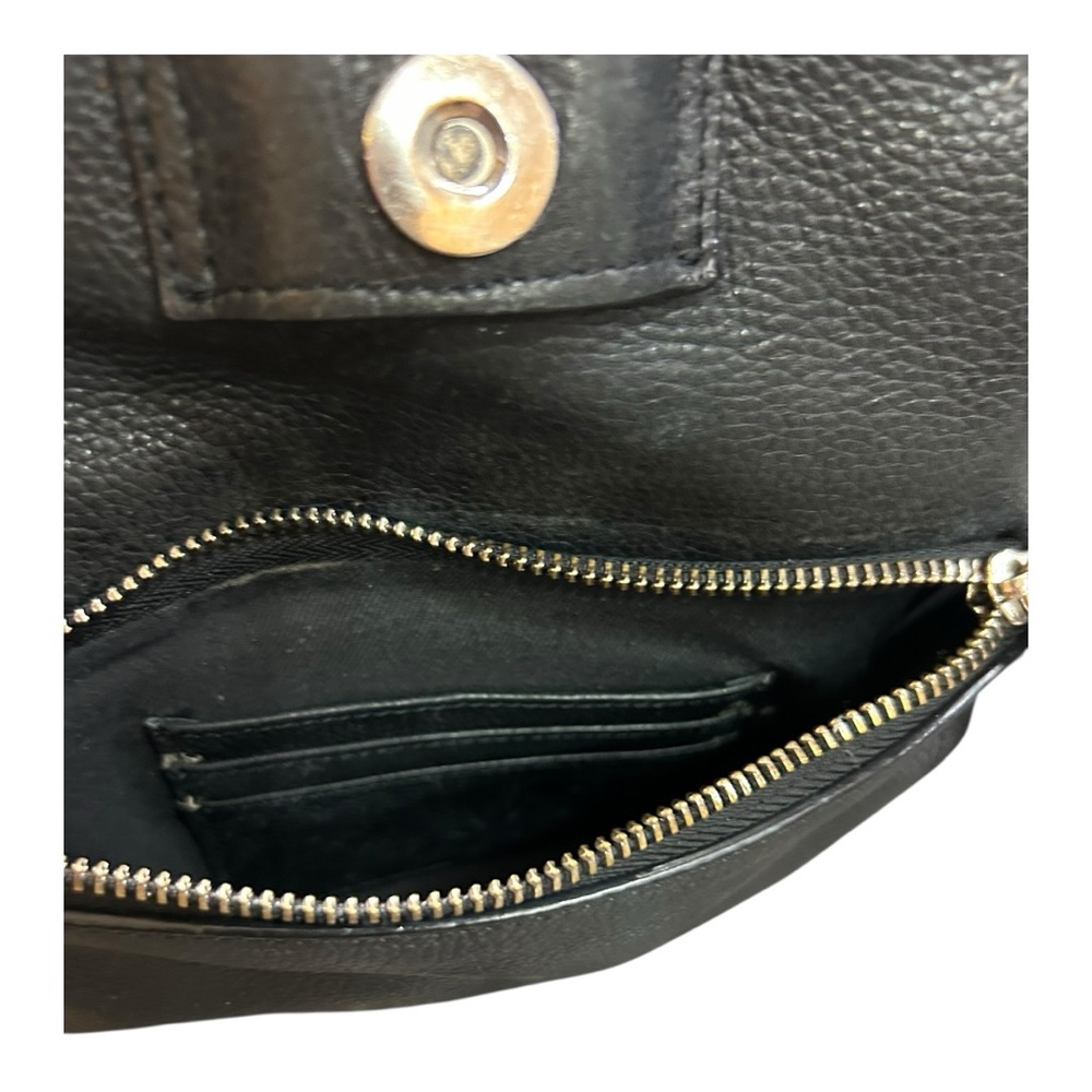 Lodis Black Modern Leather Backpack - Picture 8 of 15